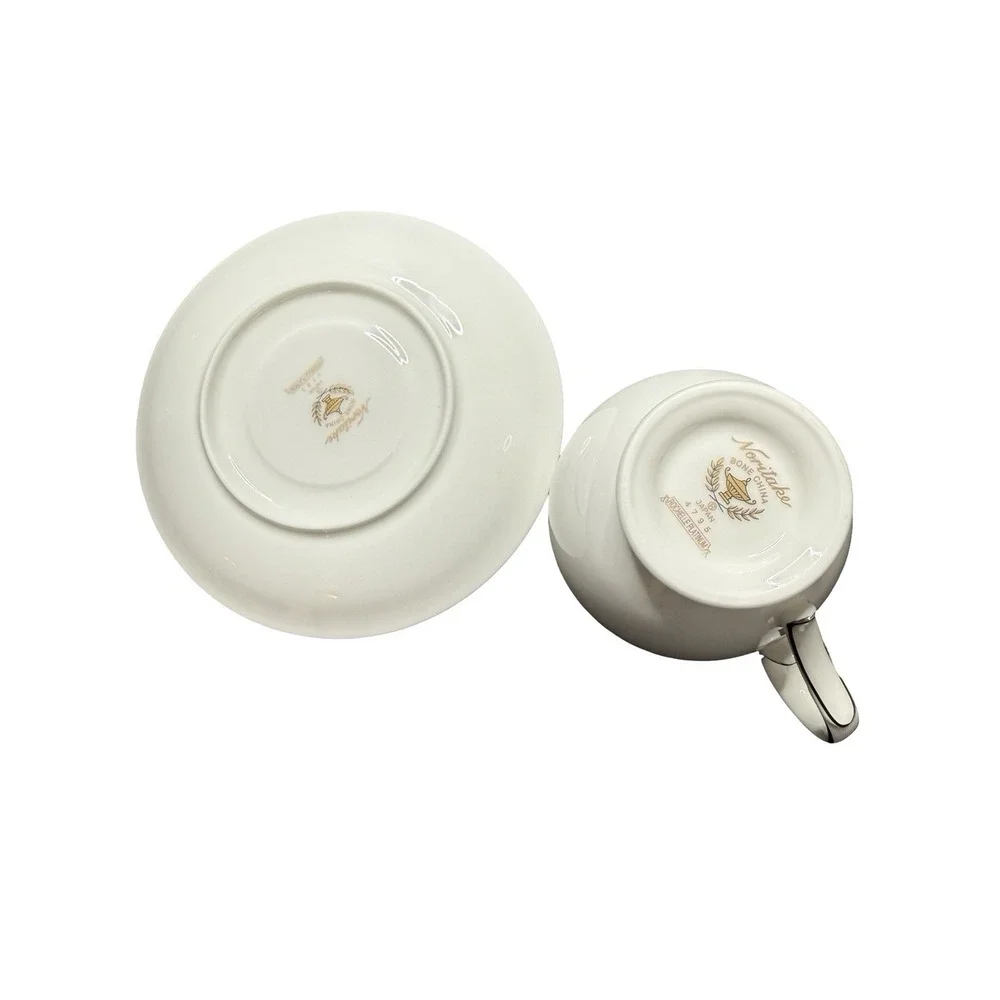 Noritake Rochelle Platinum Cup & Saucer 2461851